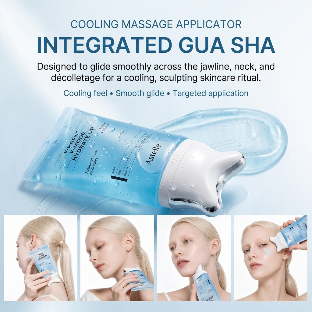 Astelle Sculpt & Hydrate Gua Sha Glass Cream