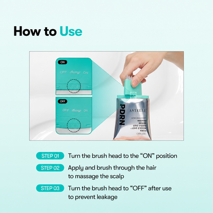 Astelle PDRN Scalp Renewal Brush Serum